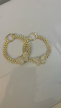 Rolex Butterfly Hoops