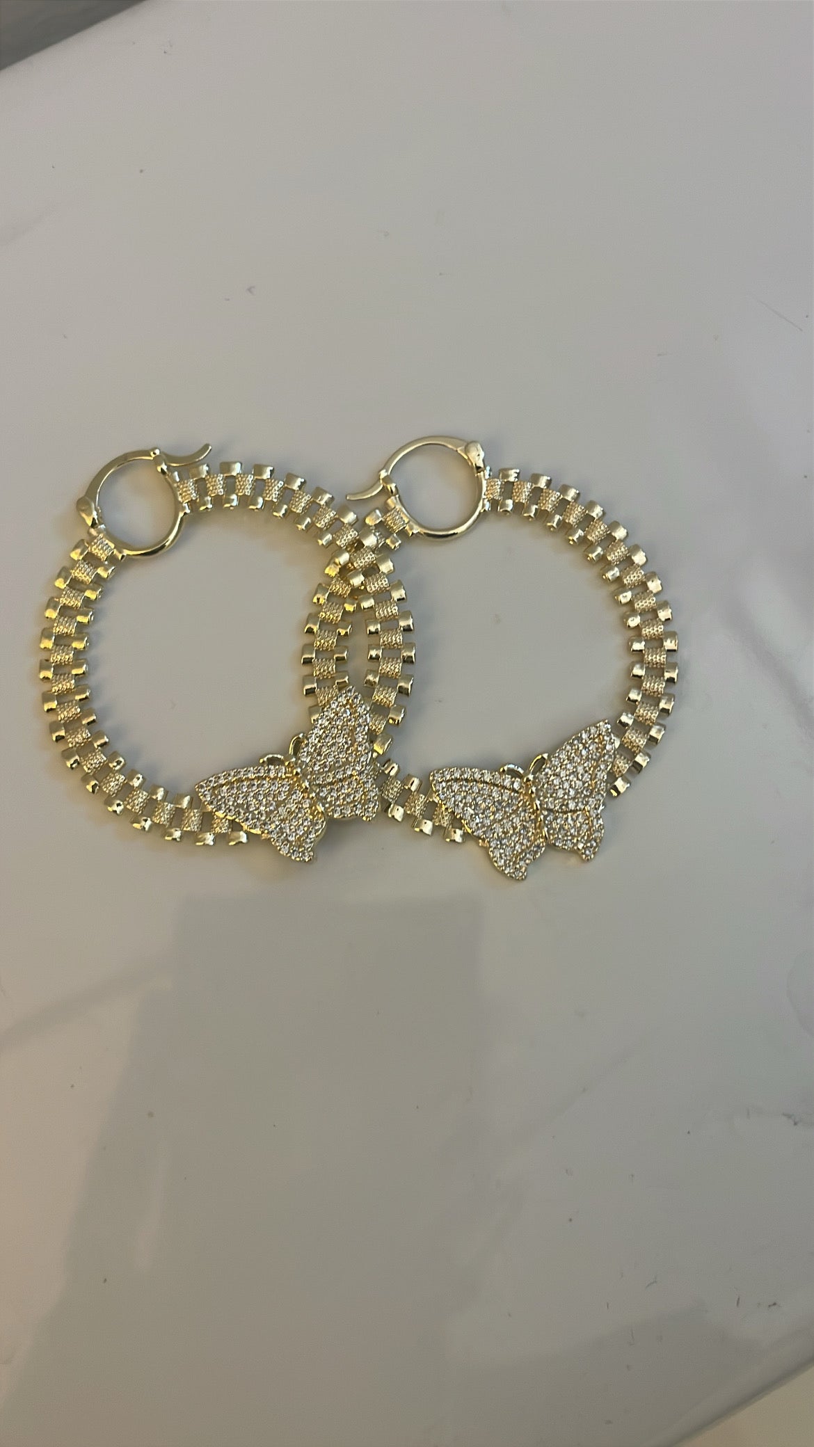 Rolex Butterfly Hoops