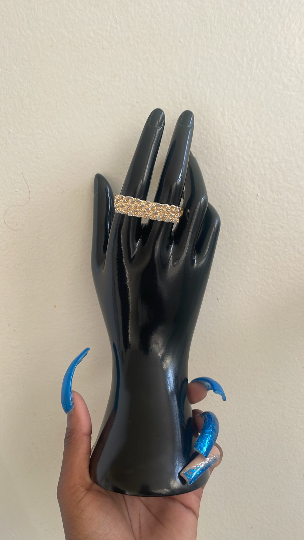 2 Finger Nugget Ring