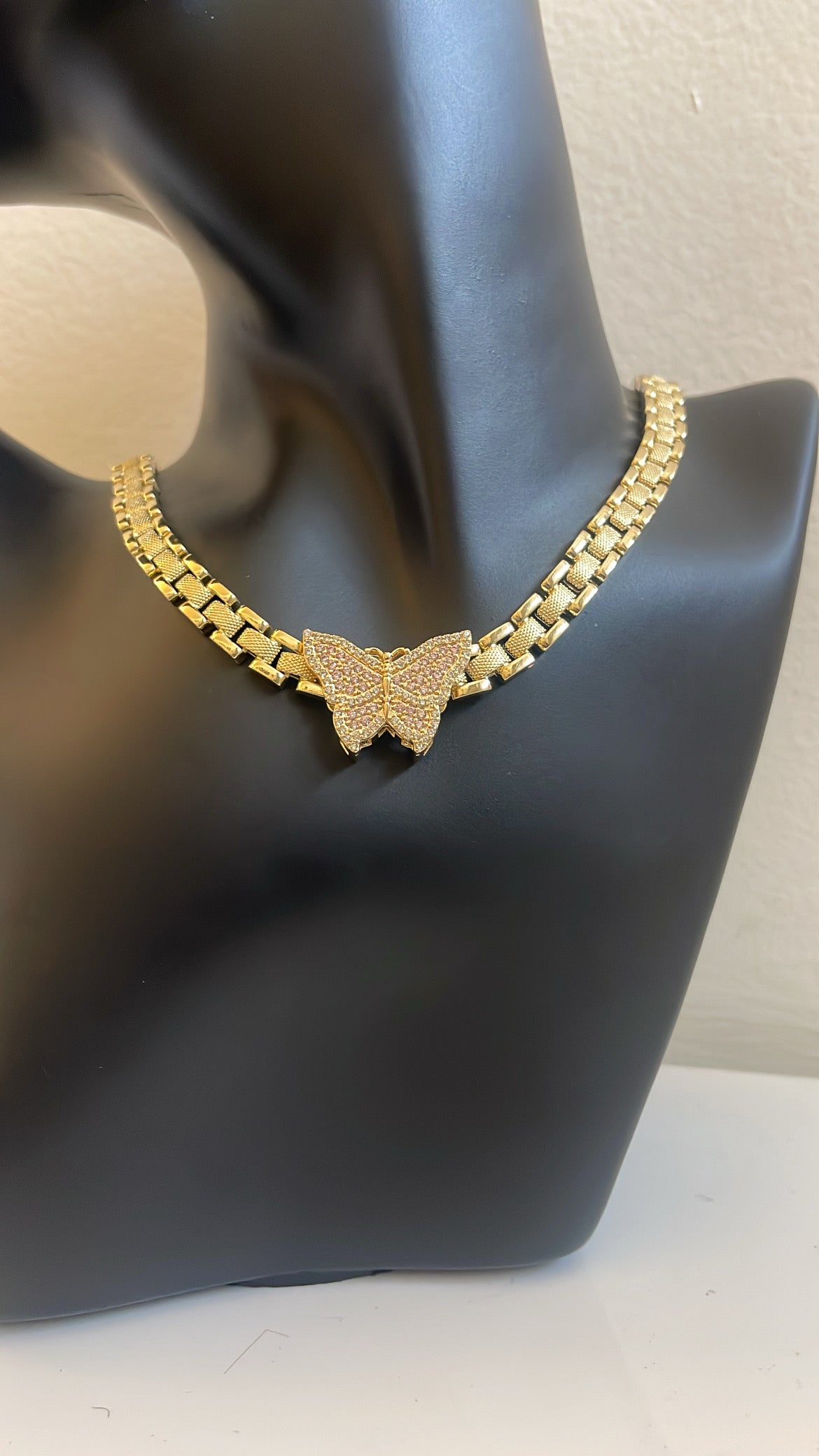 Tiny Rolex Butterfly Chain