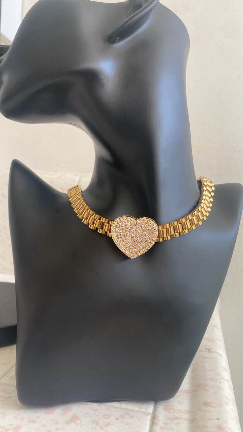Rolex Heart Chain
